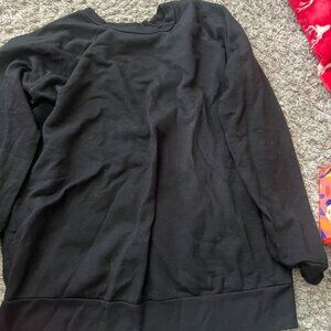 Beyond Yoga beyond the bump black top size XS